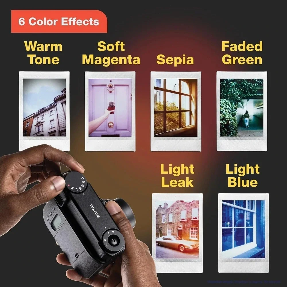 New! Fujifilm Instax Mini 99 Instant Film Camera Portable Photo Printer Black